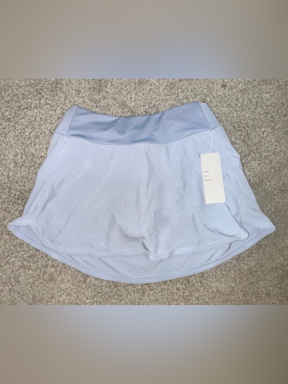 Z by Zella Light Blue Athletic Skort Skirt Shorts Small